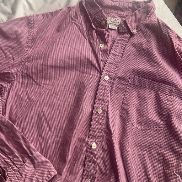J. Crew Red Gingham Checkered Casual Button Down Shirt - Picture 5 of 5